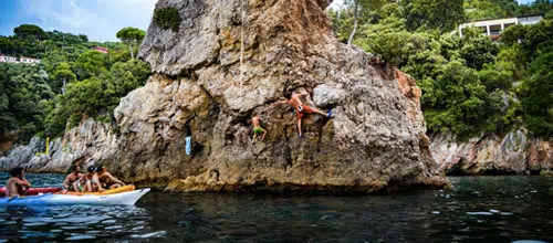 Deep Water Soloing nel Mare